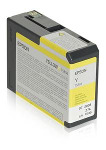 Epson inktpatroon geel T 580 80 ml T 5804