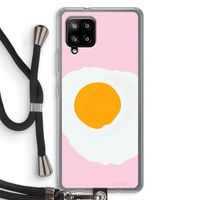 Sunny side up: Samsung Galaxy A42 5G Transparant Hoesje met koord
