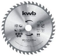 KWB Spaanplaat-cirkelzaagblad | Ø 250 x 30 mm - 589359 589359