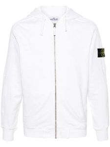 Stone Island hoodie zippé à patch Compass - Tons neutres