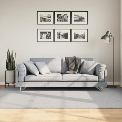 VidaXL Vloerkleed huarte laagpolig zacht wasbaar 160x230 cm grijs