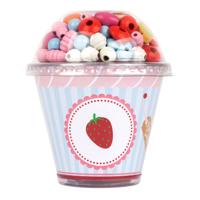 Small Foot - houten kralen sieraden maken cupcake