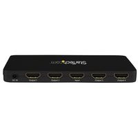 StarTech.com 4K HDMI 4-poorts videosplitter 1x4 HDMI-splitter met sterke aluminiumbehuizing 4K 30 Hz - thumbnail