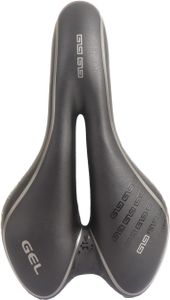 Edge Fietszadel umbria gel - zwart