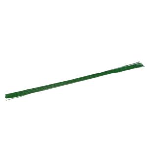 Binddraad/wikkeldraad - 30x st - groen - 400 mm x 0,8 mm - hobbydraad/bloemendraad   -