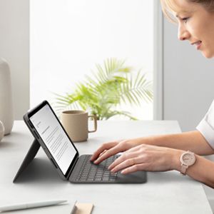 Folio Touch - Toetsenbord en foliobehuizing - met trackpad - backlit - Apple Smart connector - AZERTY - Frans