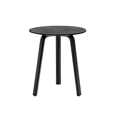 HAY Bella bijzettafel Ø45 H49 zwart gelakt eiken HAY Bella bijzettafel Ø45 H49 zwart gelakt eiken