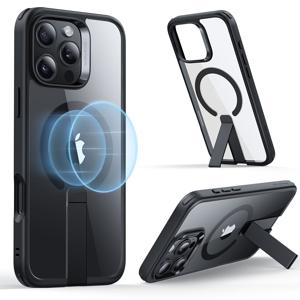 iPhone 16 Pro Max Boost Flickstand Case (HaloLock) Clear Black