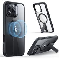 iPhone 16 Pro Max Boost Flickstand Case (HaloLock) Clear Black - thumbnail