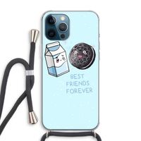 Best Friend Forever: iPhone 12 Pro Max Transparant Hoesje met koord