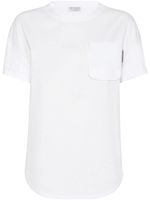 Brunello Cucinelli t-shirt en coton à col ras du cou - Blanc