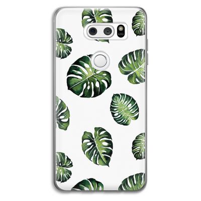 Tropische bladeren: LG V30 Transparant Hoesje
