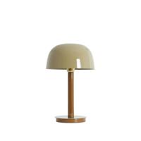Light & Living BureaulampMarivet glans zand en bruin - Ø 25cm - 8057882
