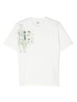 C.P. Company Kids graphic-print cotton T-shirt - Blanc