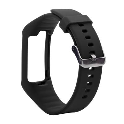 Siliconen sport polsband voor POLAR A360/A370 (zwart)