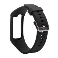 Siliconen sport polsband voor POLAR A360/A370 (zwart)