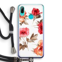 Roosjes: Huawei P Smart (2019) Transparant Hoesje met koord