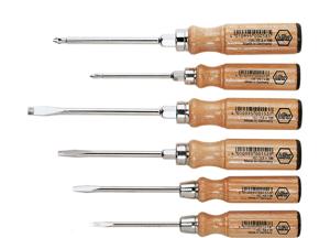 Wiha 162ZK6SO Houten schroevendraaier set - 07150