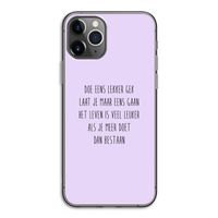 Gek: iPhone 11 Pro Transparant Hoesje