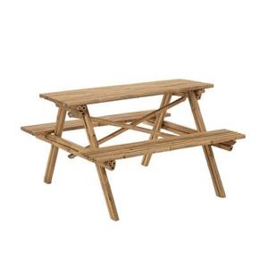 J-Line bank Picknick - bamboe|jute - naturel