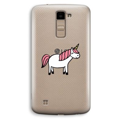 Eenhoorn: LG K10 (2016) Transparant Hoesje