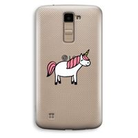 Eenhoorn: LG K10 (2016) Transparant Hoesje
