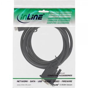 InLine 4043718064564 video kabel adapter 2 m HDMI Type A (Standaard) DVI Zwart