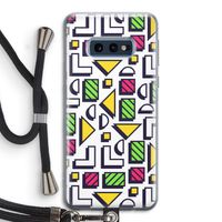 8-bit N°4: Samsung Galaxy S10e Transparant Hoesje met koord