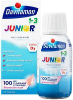 Junior 1+ vloeibare vitamines framboos