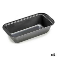 Vierkante mal Kinvara CK80899 CK80899 Donker grijs Metaal Koolstofstaal 25 x 6,2 x 13 cm 13 x 6,2 x 25,3 cm (12 Stuks)