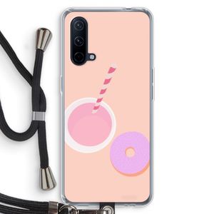 Donut: OnePlus Nord CE 5G Transparant Hoesje met koord