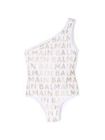 Balmain Kids maillot de bain à une épaule - Blanc - thumbnail