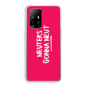 Neuters (roze): Oppo A94 5G Transparant Hoesje