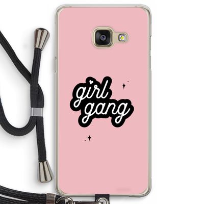 Girl Gang: Samsung Galaxy A3 (2016) Transparant Hoesje met koord