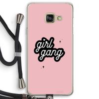 Girl Gang: Samsung Galaxy A3 (2016) Transparant Hoesje met koord