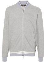 Peserico sweat zippé en coton - Gris - thumbnail