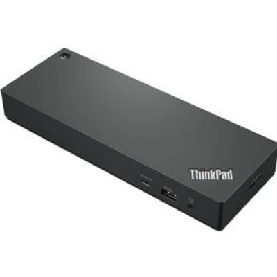 Lenovo 40B00300UK notebook dock & poortreplicator Bedraad Thunderbolt 4 Zwart, Rood