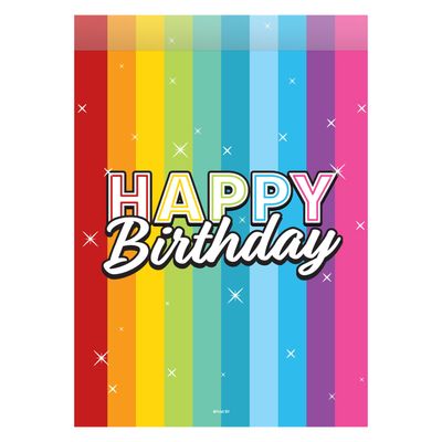 Folat BV Uitdeelzakjes happy birthday, 8st.