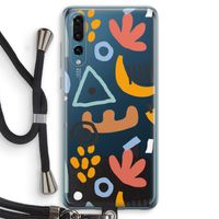 Abstract: Huawei P20 Pro Transparant Hoesje met koord