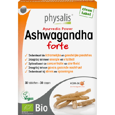 Physalis Supplementen Ashwagandha Forte 30Tabletten
