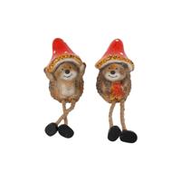 Egel met bungelbenen Luc S bruin 7xH10cm