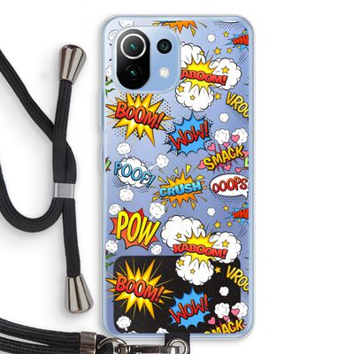 Pow Smack: Xiaomi Mi 11 Lite Transparant Hoesje met koord