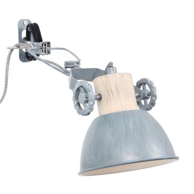 Steinhauer KlemspotGearwood zinkgrijs met hout - 2752GR