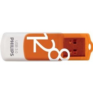 Philips FM12FD00B USB flash drive 128 GB USB Type-A 3.0 (3.1 Gen 1) Oranje, Wit