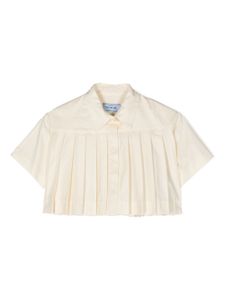Mi Mi Sol Cropped shirt - Beige