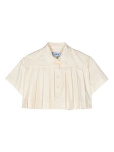 Mi Mi Sol Cropped shirt - Beige