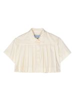 Mi Mi Sol Cropped shirt - Beige - thumbnail