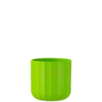 J-Line bloempot Summer - keramiek - groen - large - 2 stuks