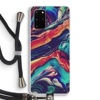 Chameleon Sun: Samsung Galaxy S20 Plus Transparant Hoesje met koord