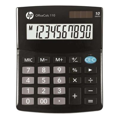 HP-OC 110/INT BX kantoorrekenmachine zwart